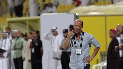 Gabriel Calderon, Al Wasl's new coach, has already impressed a lot of people at the Dubai club. Jeffrey E Biteng / The National