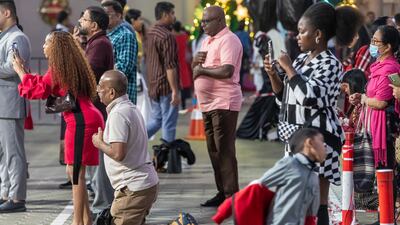 Christmas Day church services at St Mary’s Catholic church. Antonie Robertson / The National