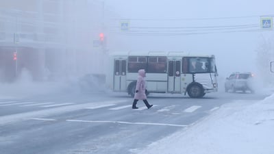 Visibility is poor across the city. Reuters