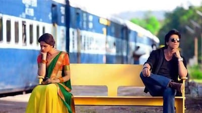 Deepika Padukone and Shah Rukh Khan in Chennai Express. Courtesy UTV Motion PIctures