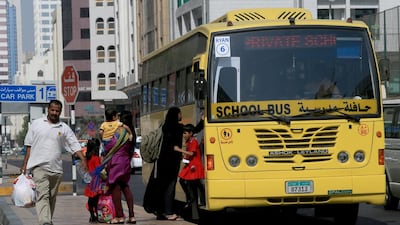 Readers call for swift enforcement of regulations related to school bus safety. Ravindranath K / The National