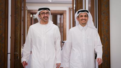 Sheikh Abdullah also met Sheikh Mohammed bin Abdurrahman Al Thani, Qatar’s Prime Minister and Minister of Foreign Affairs