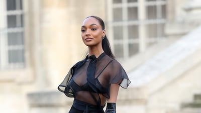 Jourdan Dunn attends the Victoria Beckham show. Getty Images