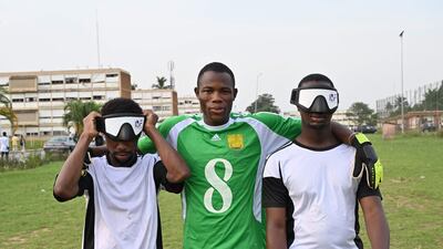 Players categorised as B2 or B3 can complete in partially sighted football, which has different rules.