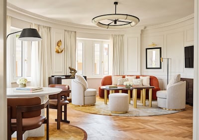 Inside a suite. Photo: The Palace Madrid