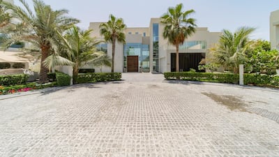 This Palm Jumeirah property is on the market for Dh100 million. Courtesy BlackBrick Property