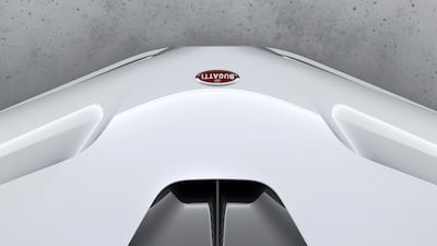 The Centodieci isn't Bugatti's most expensive car to date - that honour goes to the La Voiture Noire, which cost Dh68.4m. Courtesy Bugatti