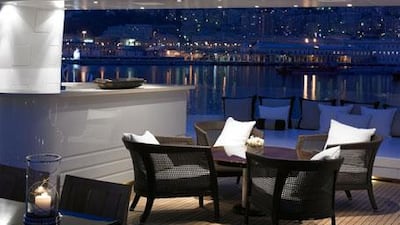 There has been a rethink of what belongs on the deck. Dedon's club chair, seen here on Natori's aft deck, is a favourite.