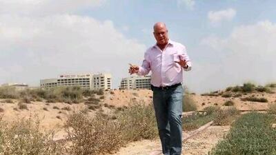 The director of an agricultural company that is currently irrigating a plot of land on Yas Island with sea water, a move that may help the UAE drastically cut down water usage.