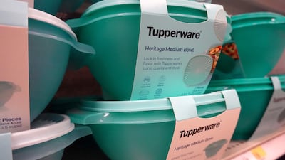 Tupperware Brands, which experienced a resurgence during the pandemic, is now seeking investors to stay afloat. AFP