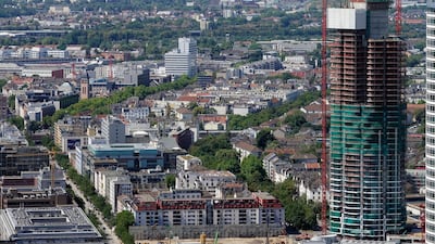 Frankfurt is now one of Europe’s leading financial centres with solid employment growth. EPA-EFE/Shutterstock