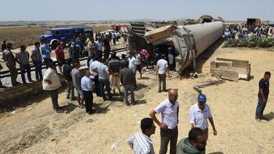 Victims were extracted from the wreckage.