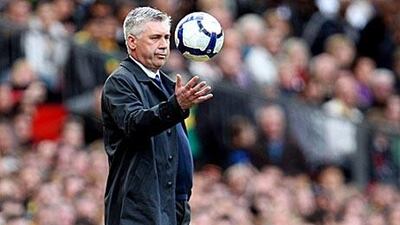 Carlo Ancelotti hopes to improve his record against Liverpool today.