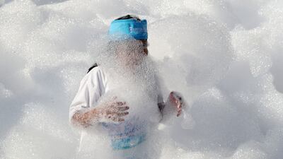 The event took place on Bluewaters Island