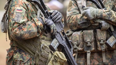 Right-wing radicals have allegedly tried to recruit from within the ranks of the German police and military. Getty Images