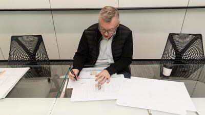 During the day, Mr Gillard will step away from his desk to dust off his sketchpad and let the ideas flow