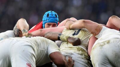 Wales Justin Tipuric (C) looks on during the scrum during the Six Nations Rugby match between England and Wales at Twickenham Stadium, London, Britain, 12 March 2016. EPA/FACUNDO ARRIZABALAGA