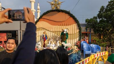Across the UAE churches, have been decorated for the festive season