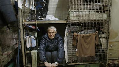 Yeung Ying Biu, 77, is one of thousands of people in Hong Kong live in inadequate housing because they cannot afford anything else.