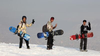 To fight the impact of years of violence and drug abuse, young Afghans have taken on a new sport, snowboarding. EPA