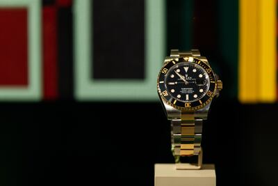 Nearly half of the watches on The Watch Register are Rolexes. Bloomberg