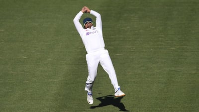 Prithvi Shaw drops Australian batsman Marnus Labuschagne on Friday. EPA