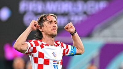 Croatia's veteran midfielder Luka Modric after the 2022 World Cup match against Belgium. AFP