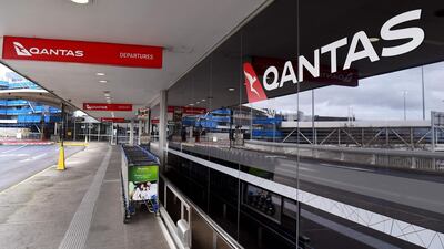 Qantas terminal at Melbourne Airport. The airline plans to cut another 2,500 jobs as it outsources its ground handing operations. AFP