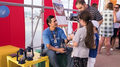 People came together to mark the Three Year Countdown to Expo 2020. Anna Nielsen/The National