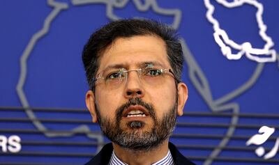 Iranian Foreign Ministry spokesman Saeed Khatibzadeh said the crews on board two Greek-flagged vessels seized by Iran were in good health. AFP