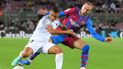 SUB: Oscar Mingueza 6 - On for the unfortunate Balde after 42 minutes. Booked after 76 as the crowd grew angry at Granada’s perceived time-wasting. AFP