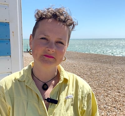 Becca Horn, a Green Party candidate in Hastings. Thomas Harding / The National