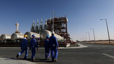 Abu Dhabi's Shams 1 was the first utility-scale solar plant in the Middle East. Marwan Naami / AFP