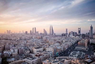 The skyline of Manama, Bahrain. Getty