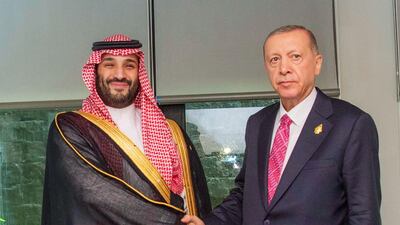 Mohammed bin Salman and Erdogan reviewed relations between the two countries and the prospects for further cooperation in Bali during the G20. Reuters
