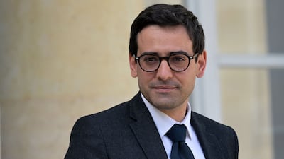 Stephane Sejourne returns to Lebanon. AFP