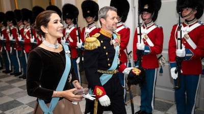 Crown Prince Frederik and Crown Princess Mary of Denmark arrive at Christiansborg Palace, in Copenhagen. AFP