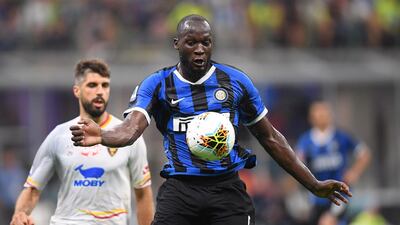Inter Milan's Romelu Lukaku in action. Reuters