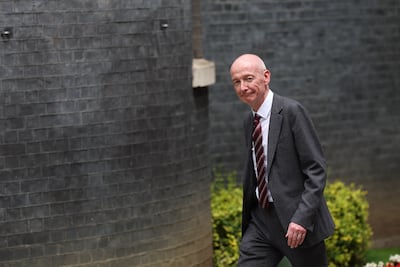 Pat McFadden, works and pensions secretary arrives in Downing Street. EPA