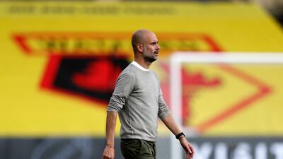 Manchester City manager Pep Guardiola has an incredible record against Watford. PA