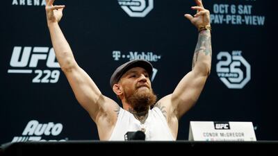 Conor McGregor is back in the octagon on Saturday as he returns to UFC action. AP Photo