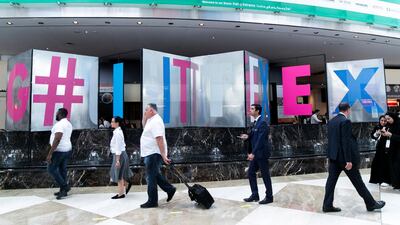 The tech event is one of the region's biggest of the year. Reem Mohammed / The National