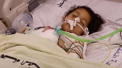 Gaza's children battle serious injuries as Israel conflict ends. Rakan Abed El Rahman for The National.