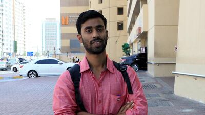 Sanooj Assad, 27, came from India three months ago. Ravindranath K / The National