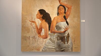 This is the Egyptian artist’s first exhibition in the UAE