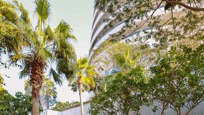 Cladding used on the outside of the Address Downtown Dubai does not meet fire safety requirements, a preliminary on-site inspection of the hotel has revealed. Victor Besa for The National