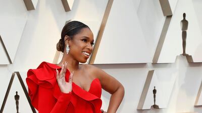 Jennifer Hudson in Elie Saab. Photo: Reuters