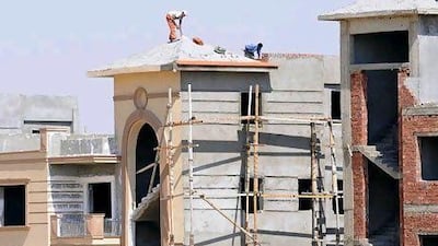 A housing project under development in Cairo. Dana Smillie for The National