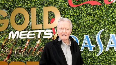 Jon Voight attends the 7th Annual Gold Meets Golden event at Virginia Robinson Gardens and Estate in Los Angeles on January 4, 2020. AFP
