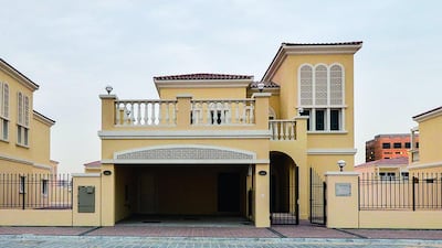 A two-bedroom town house in Jumeirah Village Circle. Courtesy Better Homes